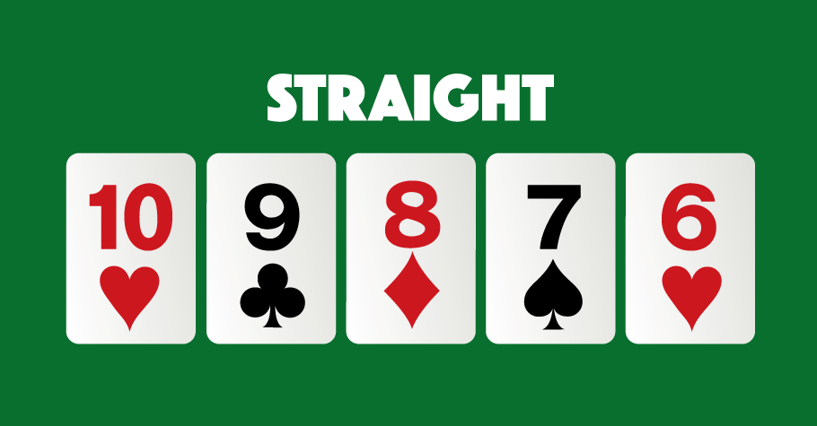 Basic Rules of Poker - Hand rankings - Straight