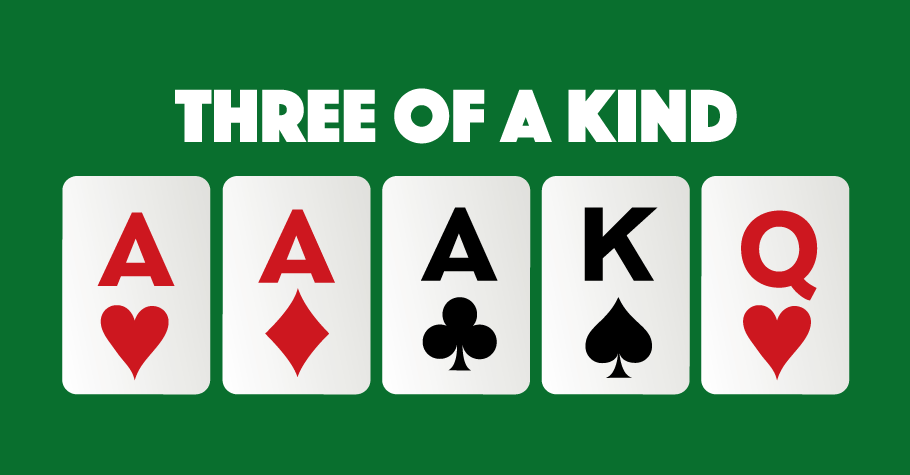 Basic Rules of Poker - Hand rankings - Three of a Kind