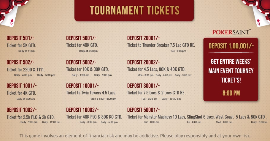 PokerSaint Offers Blockbuster Deposit Codes