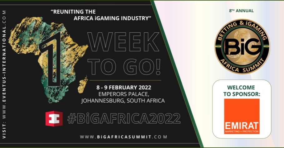 One Week Remaining Until BiG Africa Summit 2022 – Welcome to Sponsor, EMIRAT AG