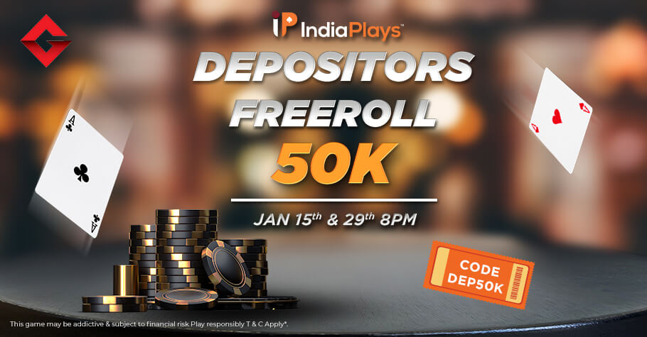 Deposit And Play The 50K GTD Freerolls On IndiaPlays