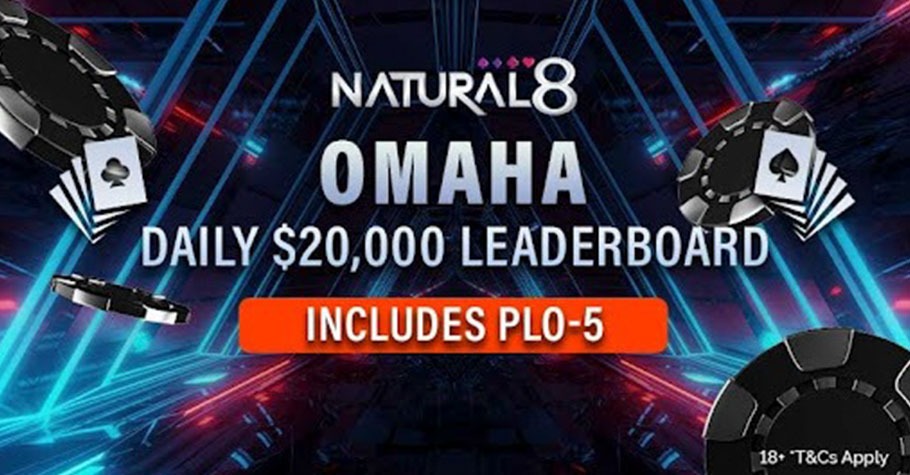 Natural8’s Omaha $20,000 Daily Leaderboard Is A Treat 