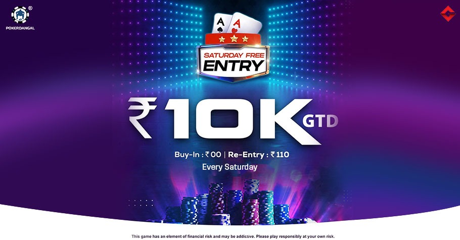 Enjoy PokerDangal’s 10K Saturday Tournament For FREE!