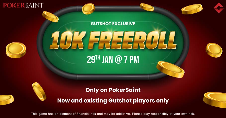 Get Ready For Gutshot’s Exclusive 10K Freeroll On PokerSaint