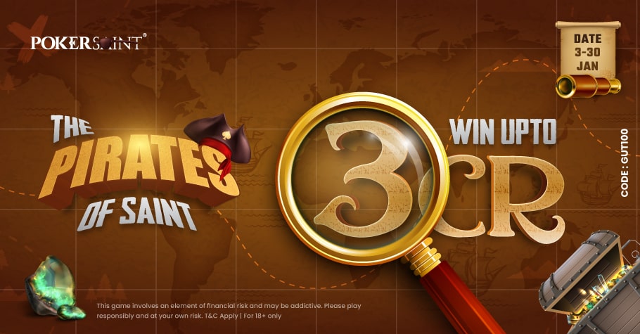 Grab Prizes Worth ₹3 Crore In PokerSaint’s Pirates Of Saint