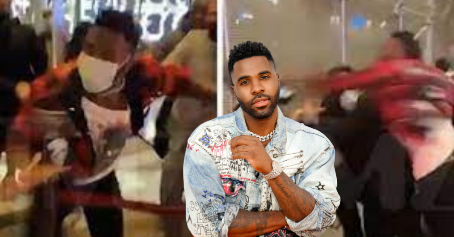 WATCH: Jason Derulo Get Into A Fight At Aria Casino