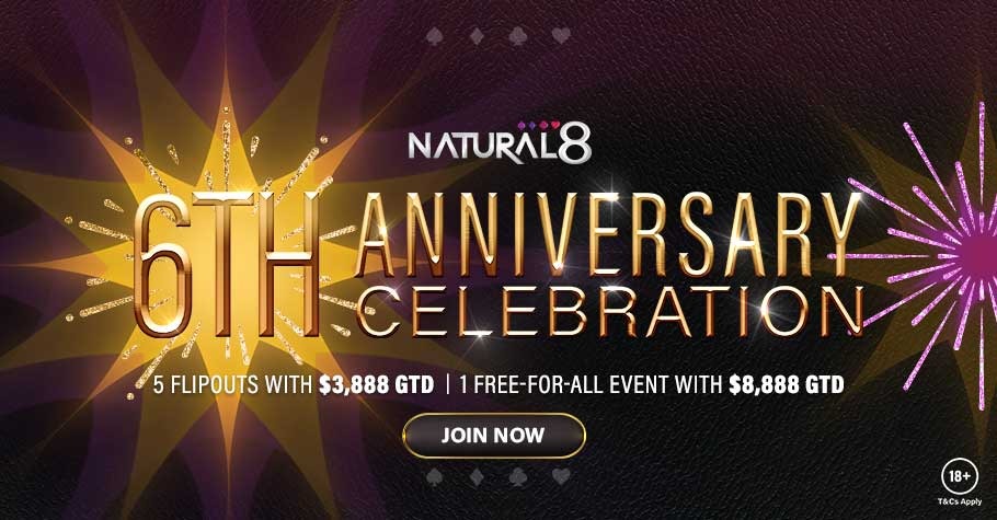 Partake in Natural8’s 6th Anniversary Celebrations For Amazing Winnings