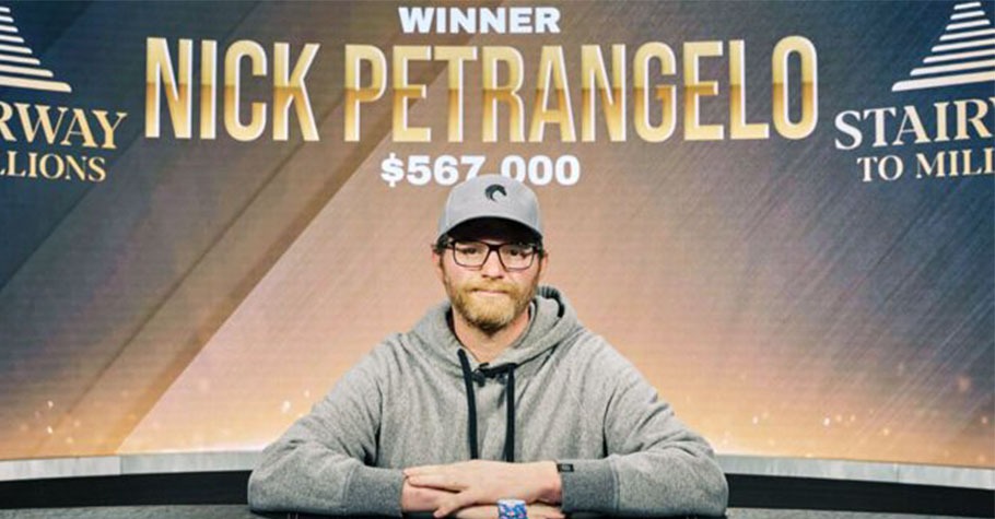 Nick Petrangelo Turns The Table To Win Stairway To Millions Event #7