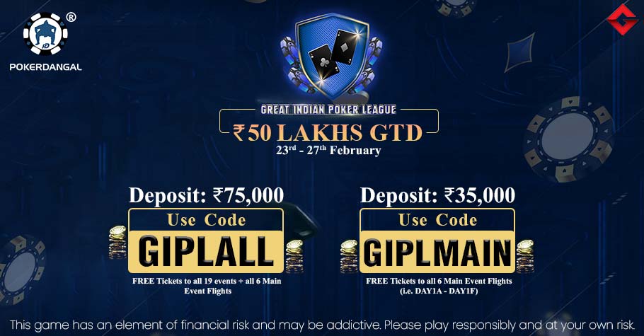 PokerDangal’s Deposit Codes For Great Indian Poker League Are Here!