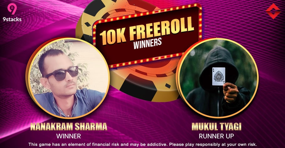 Nankram Sharma Nails Gutshot’s 10K Freeroll On 9stacks 