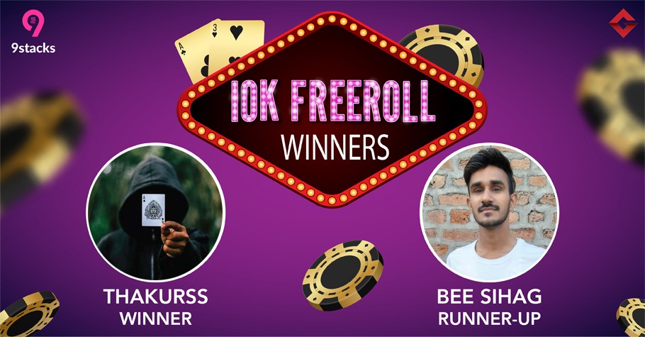 ‘Thakurss’ Ships Gutshot’s Exclusive 10K Freeroll on 9stacks