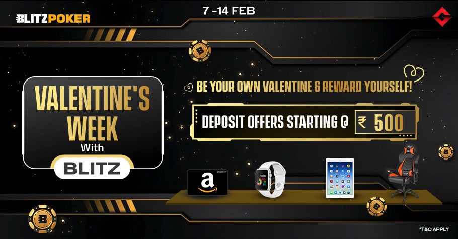 BLITZPOKER’S Valentine’s Week Offer Is A Steal