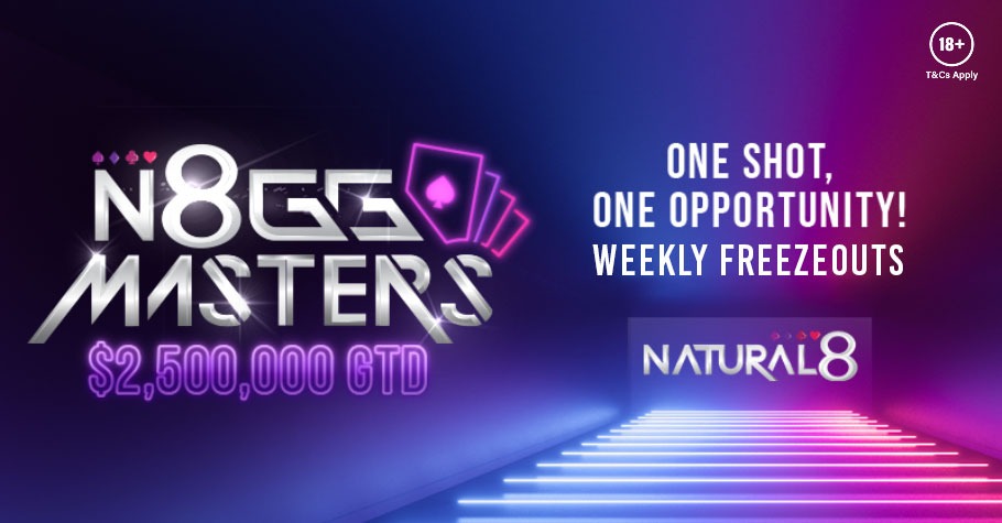 GGMasters On Natural8 Offer $2.5 Million Every Week!