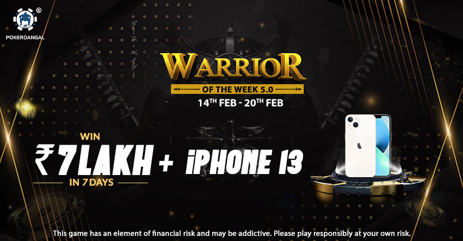 PokerDangal’s Warrior Of The Week 5.0 Is A Rainfall Of Prizes