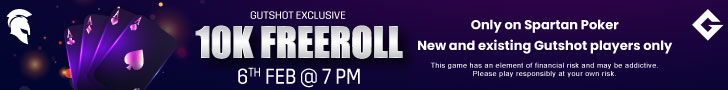 Don’t Miss Gutshot’s Exclusive 10K Freeroll On Spartan Poker!