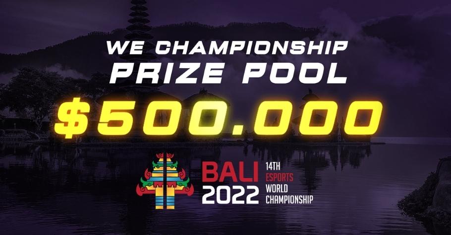 IESF 2022 World Esports Championship Promise $500,000 Prize Pool