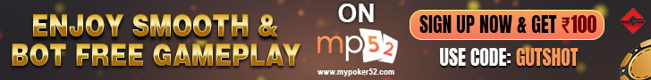 No Bots Or House Players On MyPoker52! 