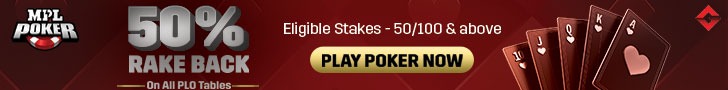 MPL Poker Gives You 50% Rakeback On Its PLO Tables