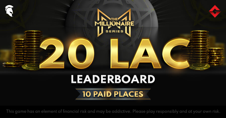 Spartan Poker’s The Millionaire Series Leaderboard Is A Treat Worth 20 Lakh