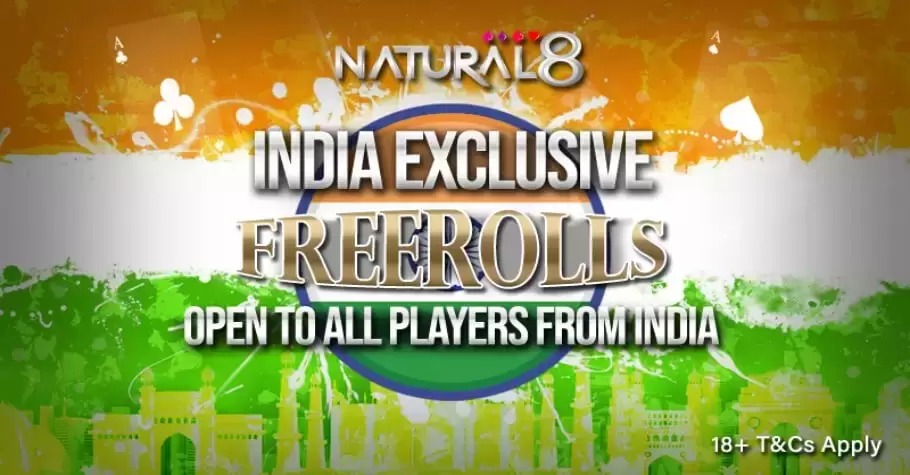 Natural8 Offers $200 Worth Of India Exclusive Freerolls