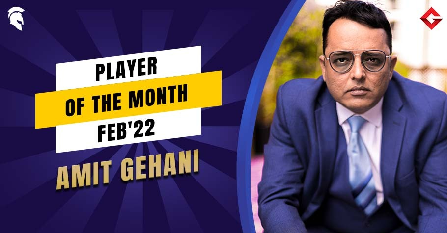 Amit Gehani Is Spartan Poker’s February Player Of The Month