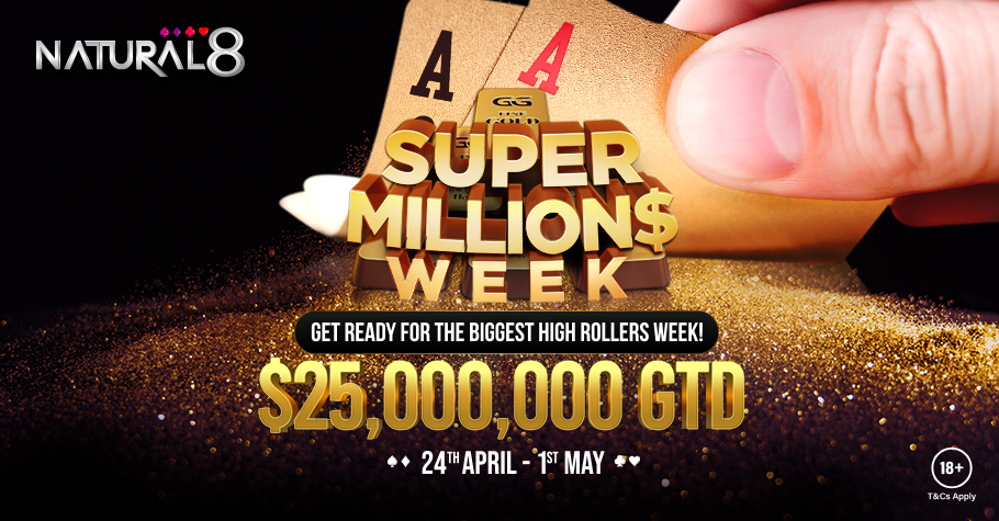 Super MILLION$ Week with $25 Million Guaranteed is Back on Natural8