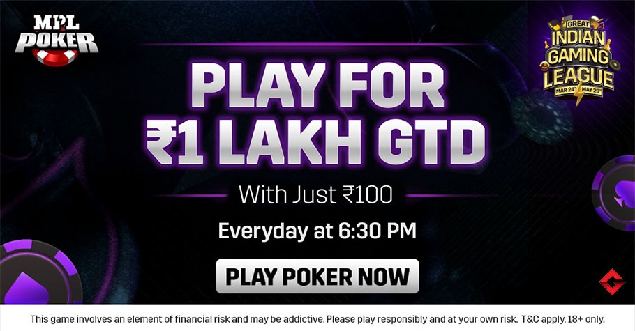 MPL Poker 100 Pe 1 Lakh