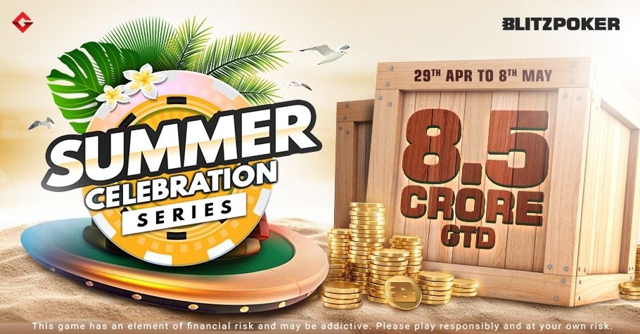 Summer Celebration Series On BLITZPOKER Offers Over 8 Crore GTD