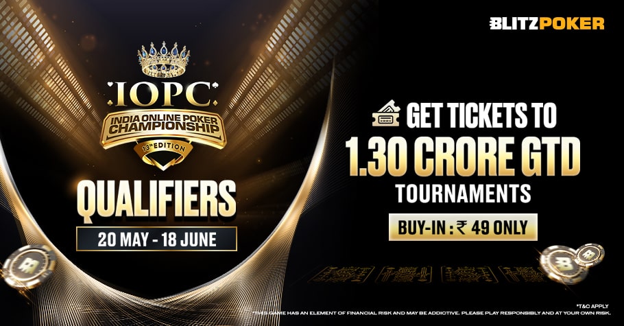 This IOPC June 2022 Season, Win Everyday with Blitzpoker’s Qualifiers