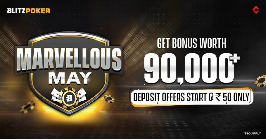 BLITZPOKER’S Marvellous May Promotion Is Massive