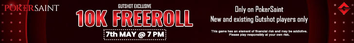 Gear Up For A Gutshot Exclusive 10K Freeroll On PokerSaint 