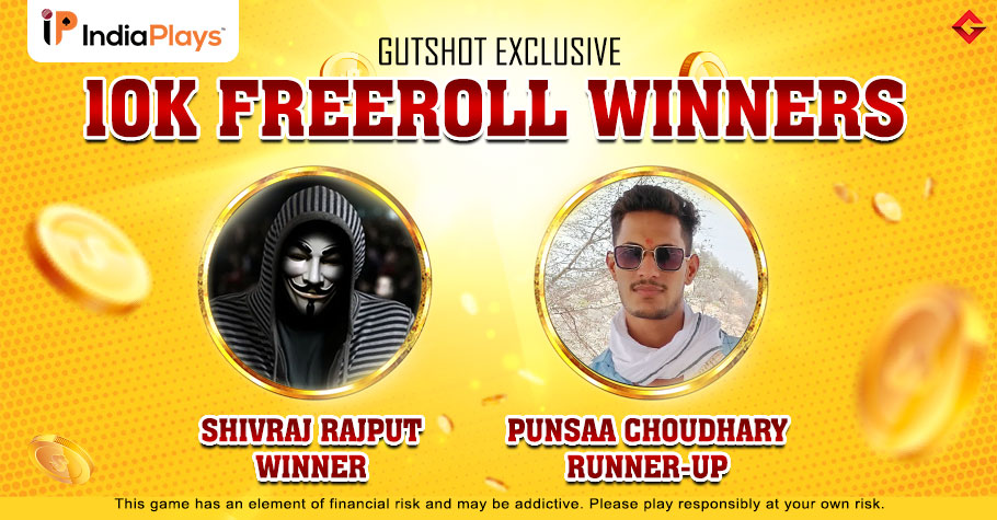 Gutshot Exclusive 10K Freeroll On IndiaPlays: Winner Takes Home 3,000