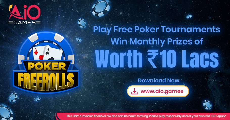 Play Daily Freerolls On AIO Games And Win From 51 Lakh 