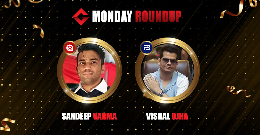 Vishal Ojha And Sandeep Varma Nail Top Spots On Monday
