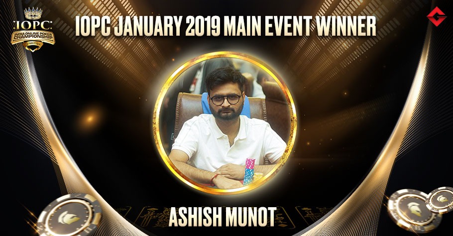 IOPC Jan 2019 Main Event Winner – Ashish Munot