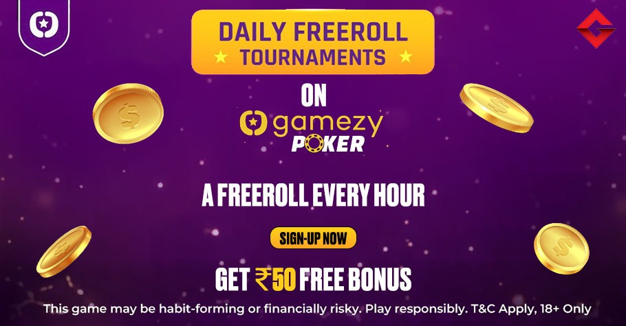 Daily Freerolls On Gamezy Poker Promise Unlimited Thrills 