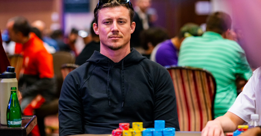 WPT Venetian 2022: Anton Wigg Leading Post Day 1A