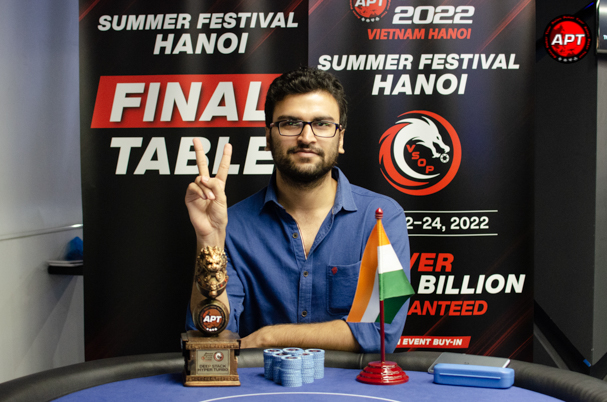 APT VSOP 2022: Amit Kaushik Takes Down His Second Live Poker Title