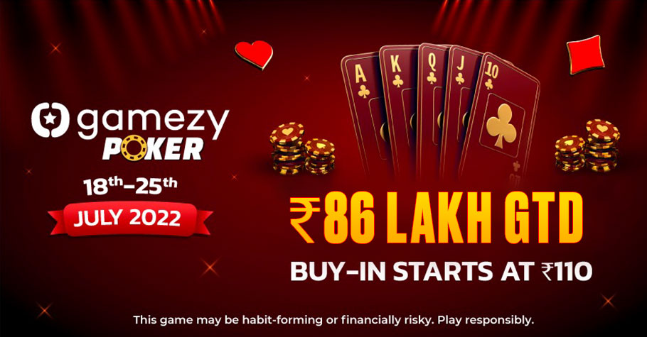 Gamezy’s Poker Royal Series Is Back With 86 Lakh GTD!