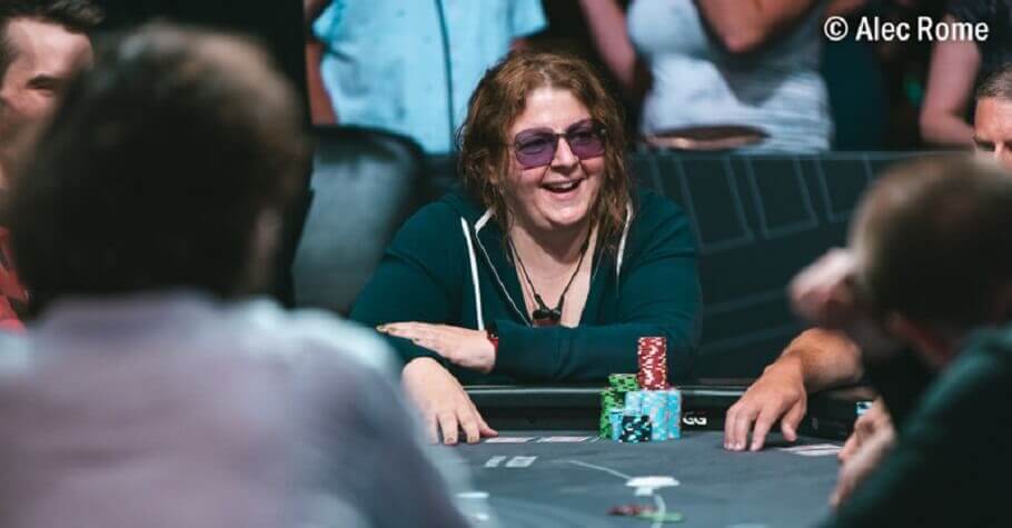 Last Lady Standing at WSOP 2022 Main Event - Efthymia Litsou