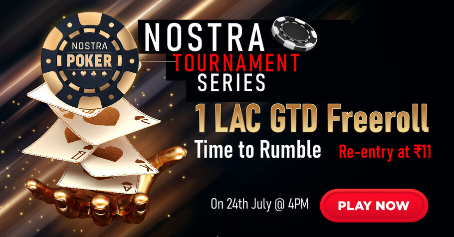 Get Ready For 1 Lakh GTD Freeroll On Nostra Poker