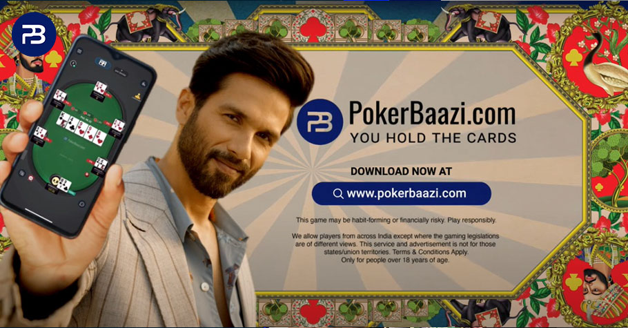 PokerBaazi Announces Two New Brand Commercials With Shahid Kapoor