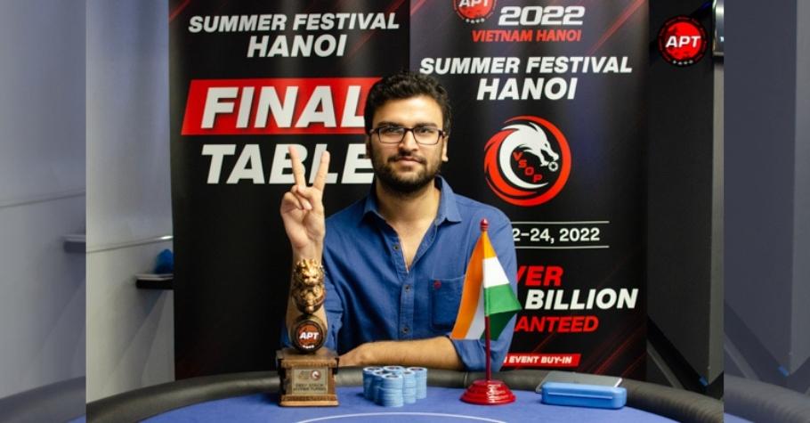 APT VSOP 2022: Amit Kaushik Takes Down His Second Live Poker Title