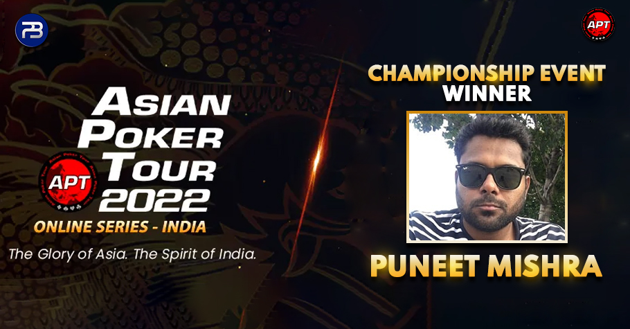 Puneet Mishra Wins APT Online Championship Event