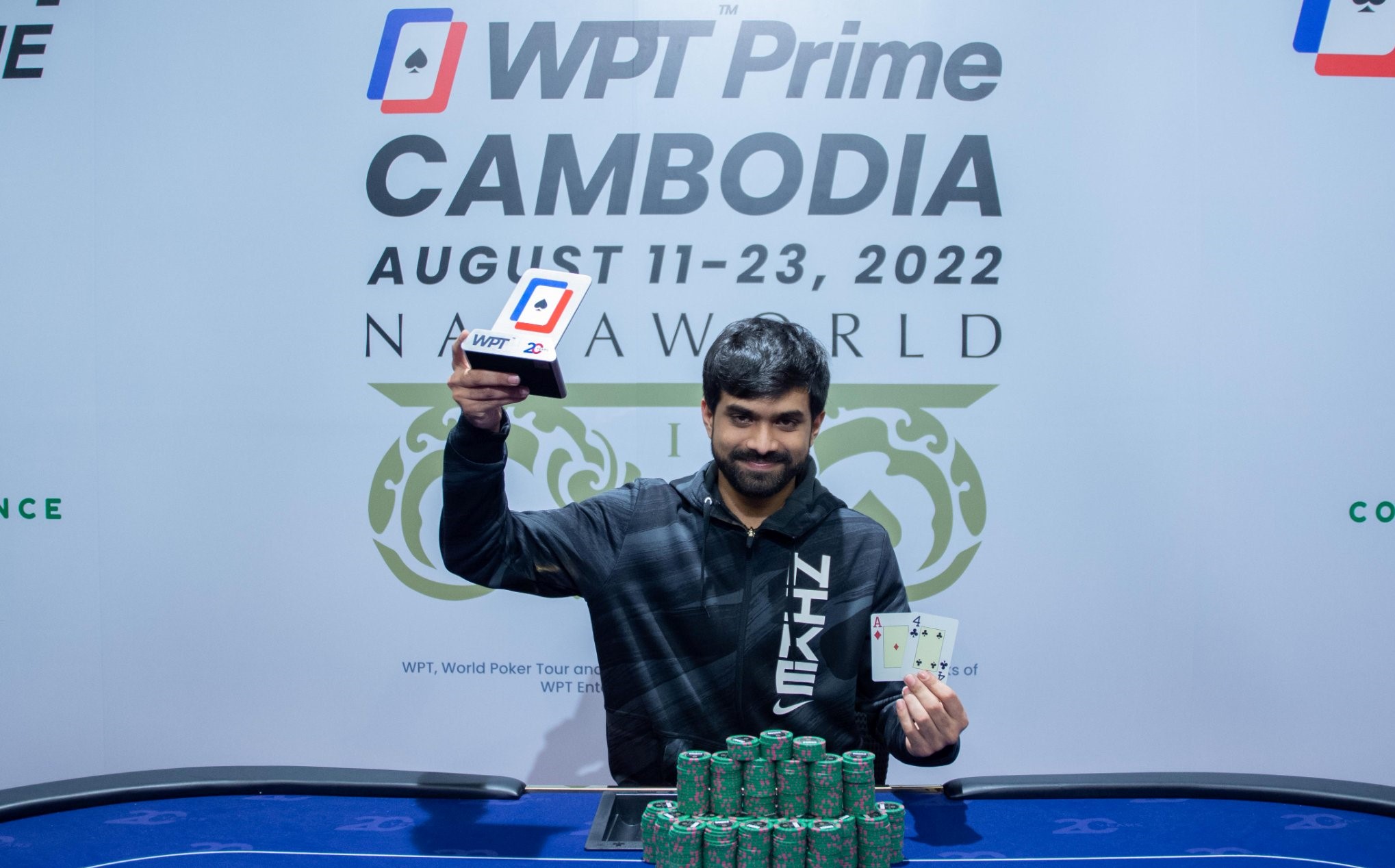 WPT Prime Cambodia 2022: Shardul Parthasarathi Ships SHR 