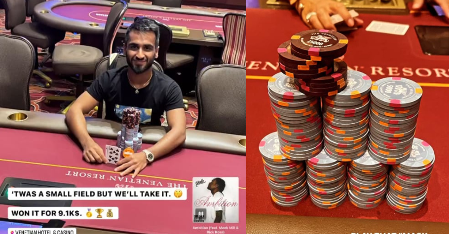 Arsh Grover Takes Down The $400 Monster Stack At Venetian