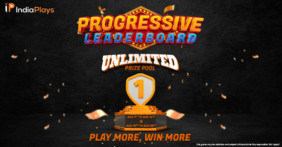 Win Unlimited Prizes With IndiaPlays Progressive Leaderboard