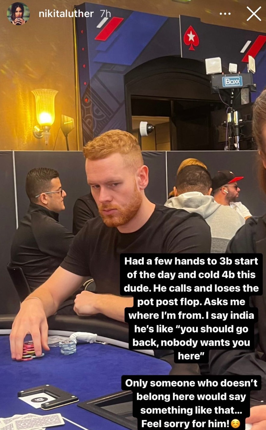 Did A Player Ask Nikita Luther To LEAVE The Table At EPT?