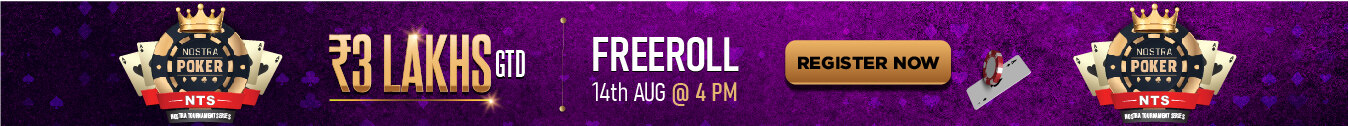 Nostra Poker’s Freeroll Worth 3 Lakh Is A Steal