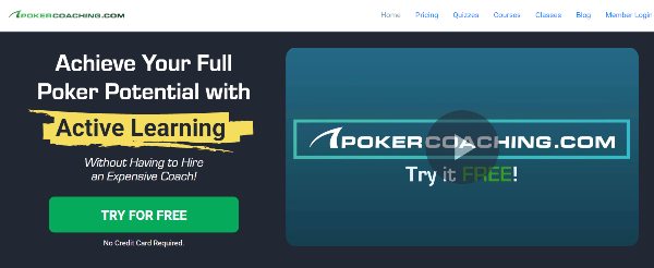 Top poker training websites - PokerCoaching